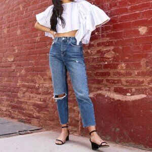 Topshop Moto Mom Jeans 26